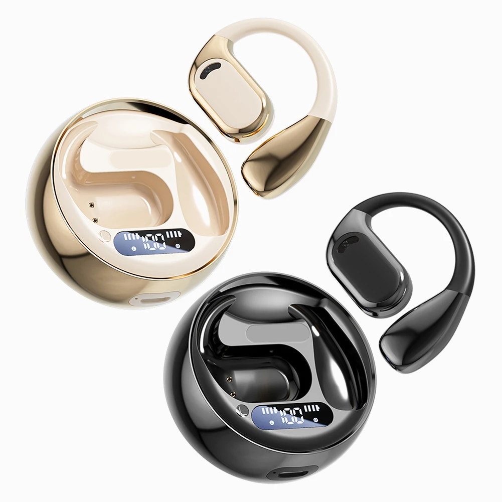M76 Language Translator Earbuds 144 Language Real-time Two-Way Bluetooth-Compatible 5.4 Wireless Device Translation Earphones