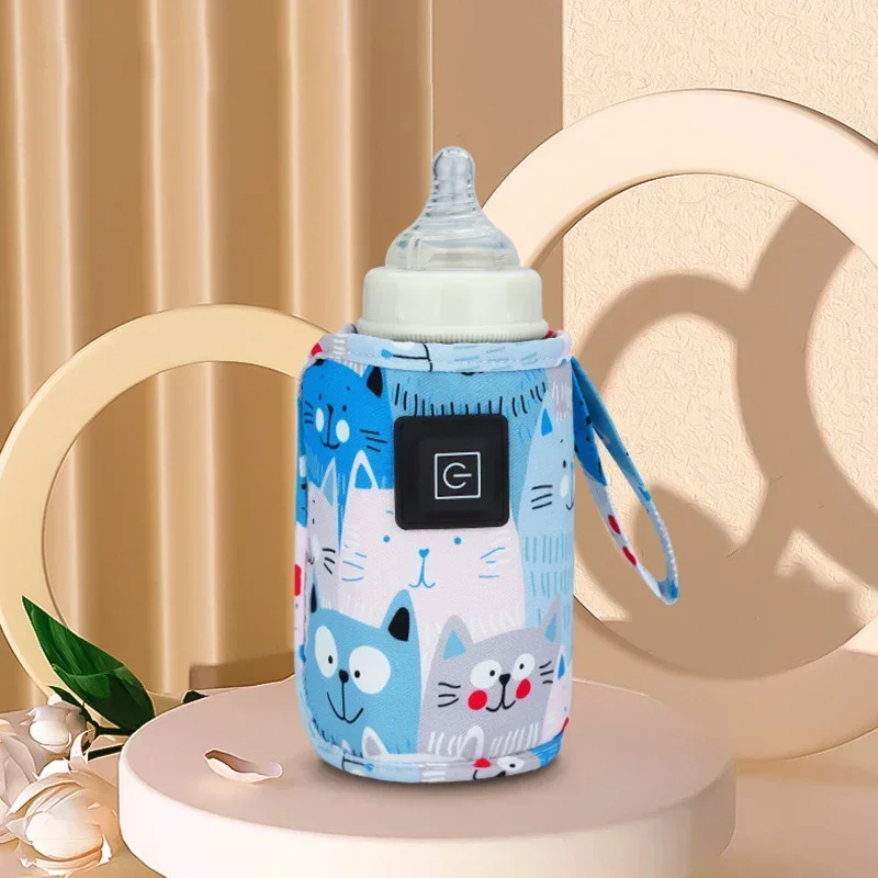 Baby Bottle Heater Baby Bottle Insulation Bag USB Milk Water Warmer Travel Stroller Insulated Bag Baby Nursing Bottle Heater