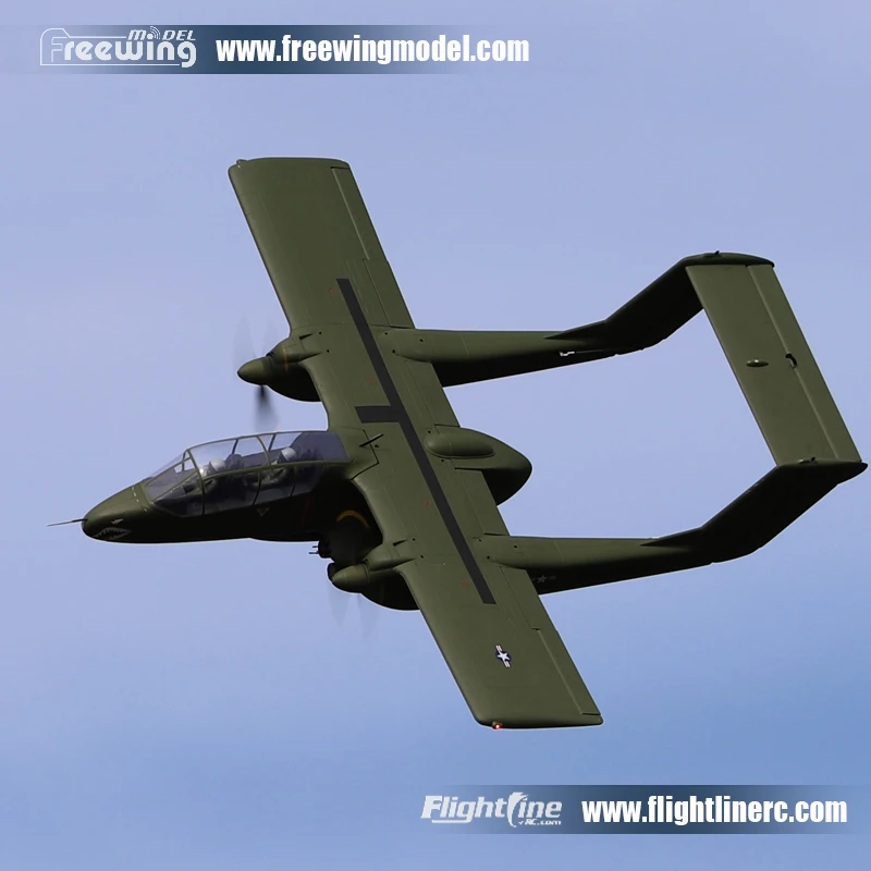 Rc warbird freewing flightlinerc OV 10 bronco 1400mm(55 airplane