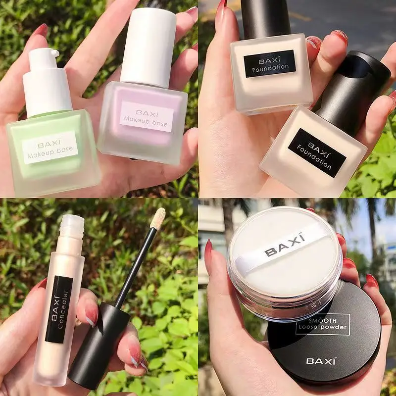 Make Up Face Powder Matte Makeup Foundation Cream for Face Professional Concealing Dark Circle Liquid Corrector Cream Cosmetic 2