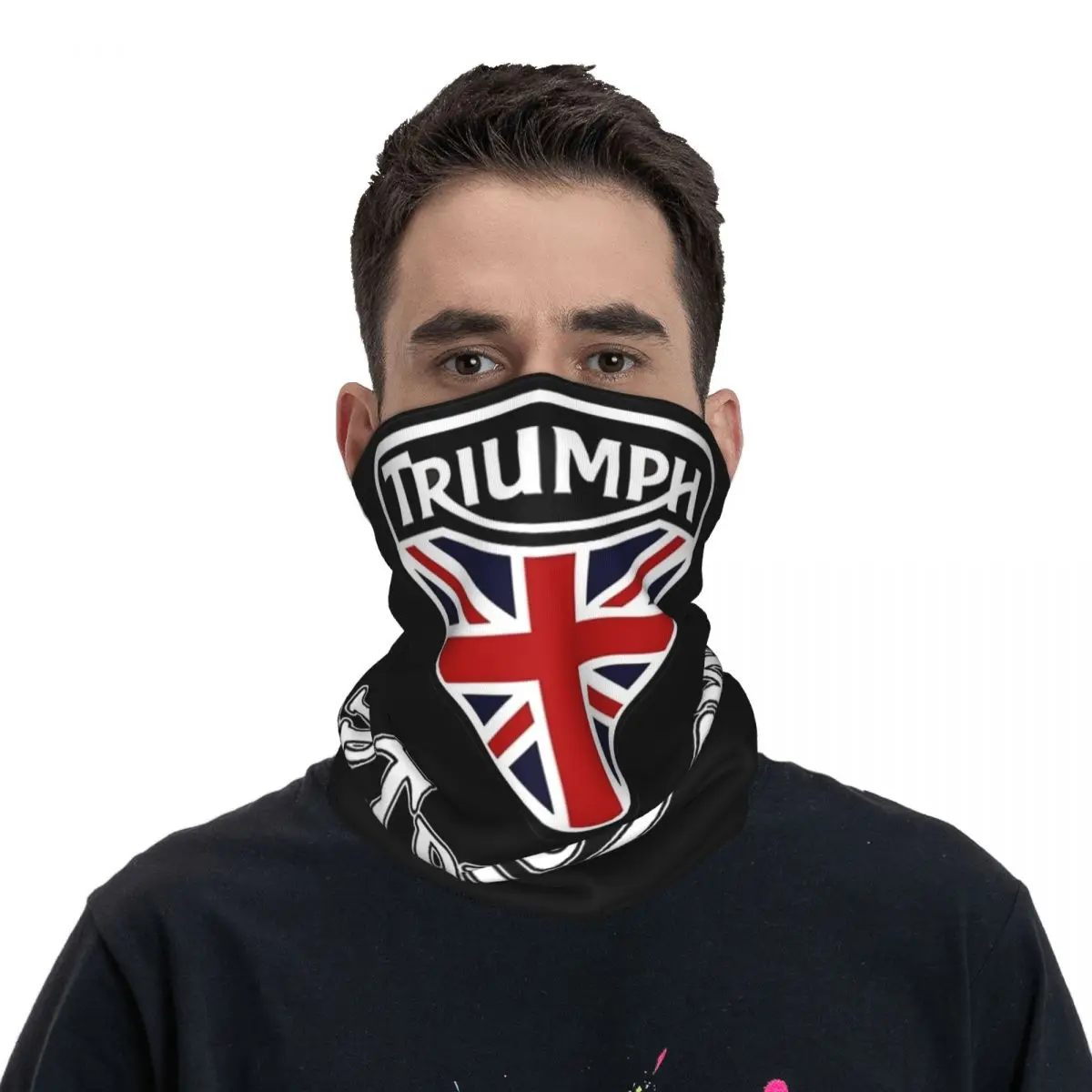 

TRIUMPHS Motorcycle Racing Wrap Scarf Merch Neck Gaiter Bandana Summer Outdoor Sports Headwear Unisex All Season