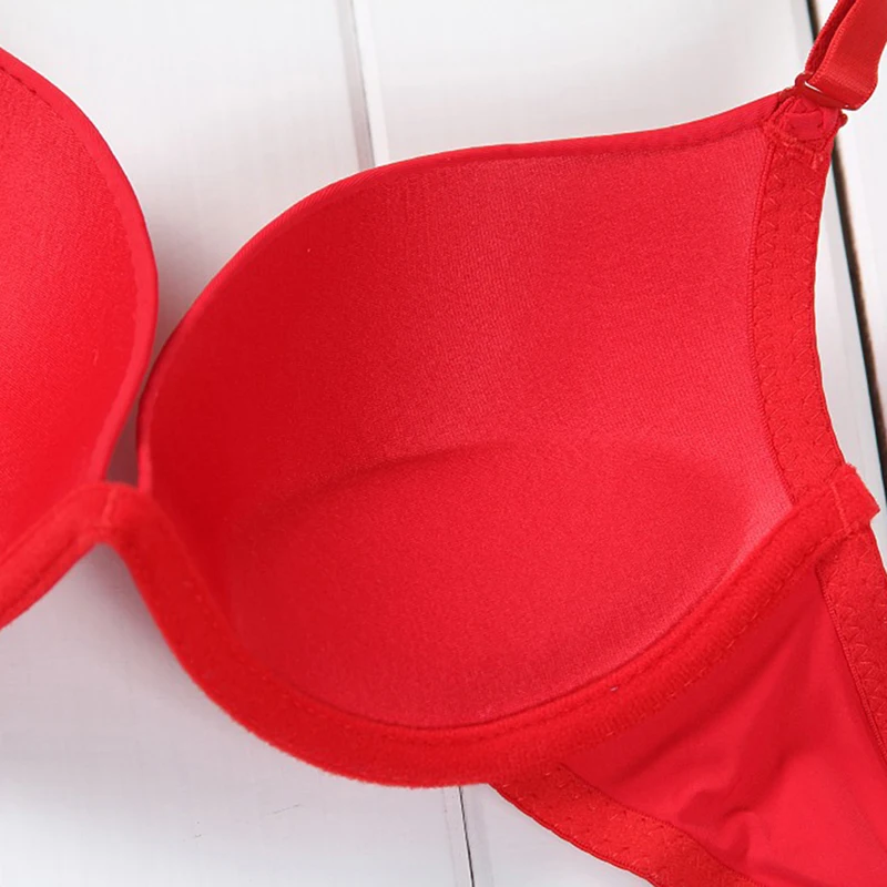Female Bra Summer Breathable Student Single Breasted Sexy Cute Gathered Smooth Seamless Comfortable Girl's Bra 6