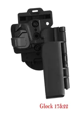 Enhanced Quick Release Plastic Holster for Right - Handed Belt Clip Carry (GL 17 22)