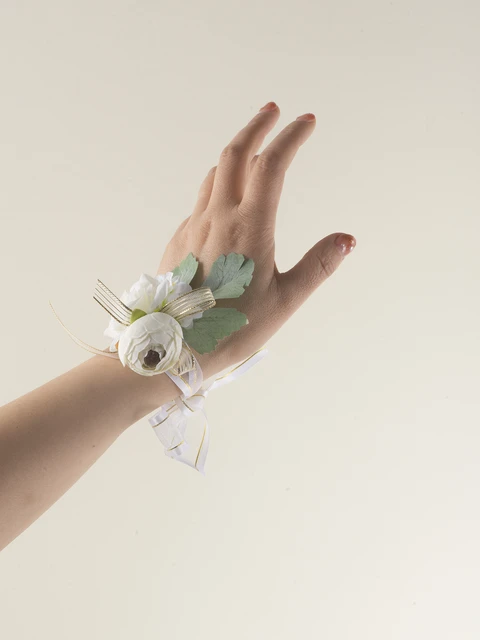 1pc Minimalist Wedding Small Fresh Wrist Flower Wedding Wrist Flower  Western Style Bridesmaid Group Hand Wreath Wedding Dress Hand Tied Flower |  Today's Best Daily Deals | Temu