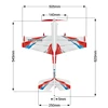 QIDI550 RC Plane 2.4G 500mm Wingspan Wind Resistant Aircraft With One Click Suspension Stunt EPP Foam RTF Flight 5