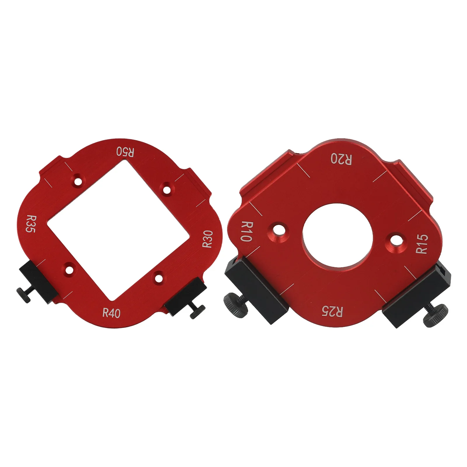 1pc In-1 Trimmer Cutting Fillet Template Radius Jig Router Template Corner Radius Routing Guide Router Bit Arc R10 R15 R20 R25