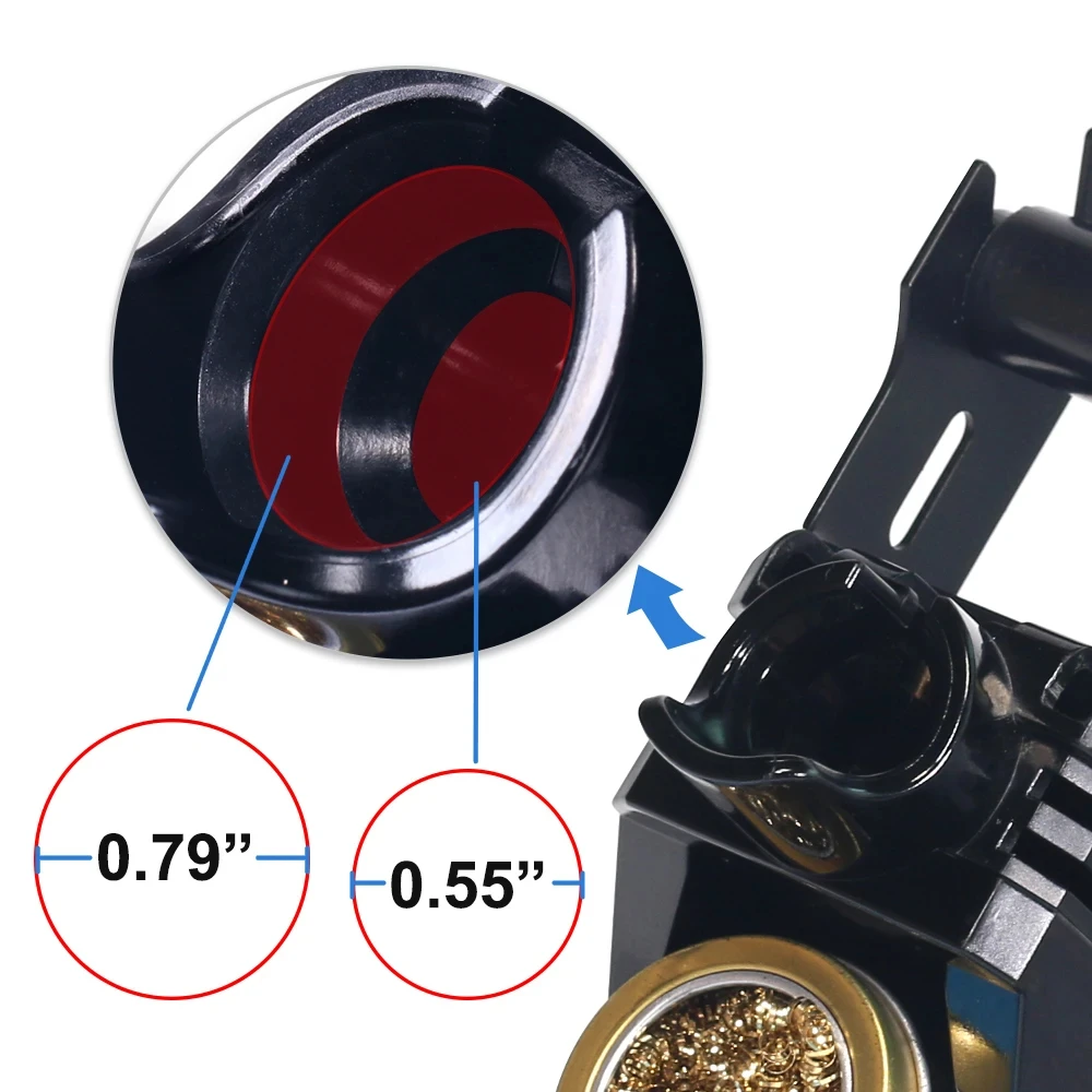 YIHUA Universal Soldering Iron Stand Replacement Soldering Holder High Temperature Resistance With Welding Cleaning Sponge Pads 4