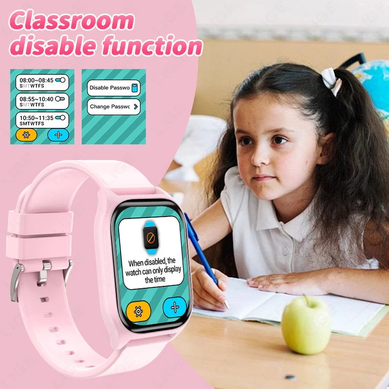 Kids Smart Watch Girls Boys Smart Watch for Kids Game Watch Gift with Games Stopwatch Calendar Alarm Clock Pedometer Flashlight