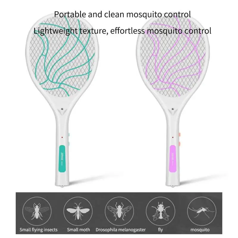 

Electric Mosquito Swatter Home Bug Zappers Uv Light Rechargeable Household Electric Shock Mosquito Repellent Supplies