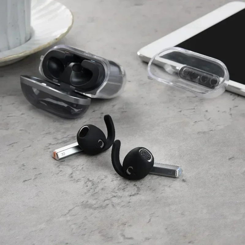 Premium Silicone Anti-Slip Ear Tips and Ear Hooks Set