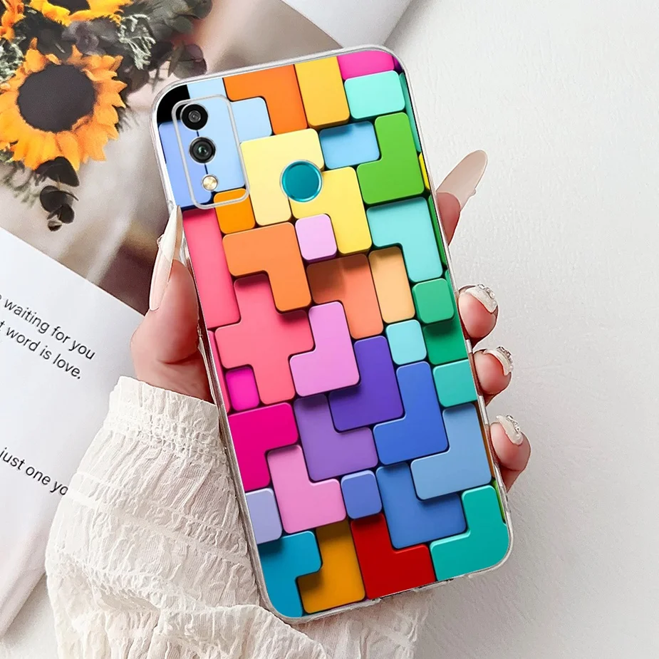 Luxury Painted Soft Slim Phone Case for Honor 9X and 10X Lite