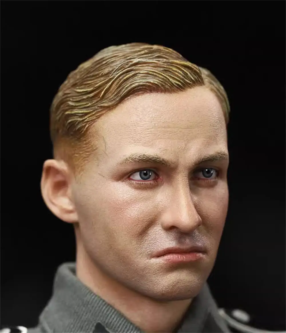 

1/6 DID D80169 WWII Military Series Gunner Male Head Sculpture Carving Scarf For 12" DAM DID 3A COO Action Figure Collectable