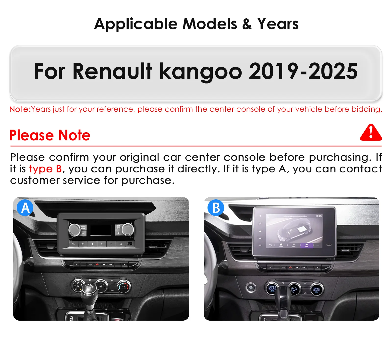4G Carplay Android 13 Auto Car radio for Renault kangoo 2019-2025 Mutimedia Video player GPS navi Stereo Audio 2din SWC Screen