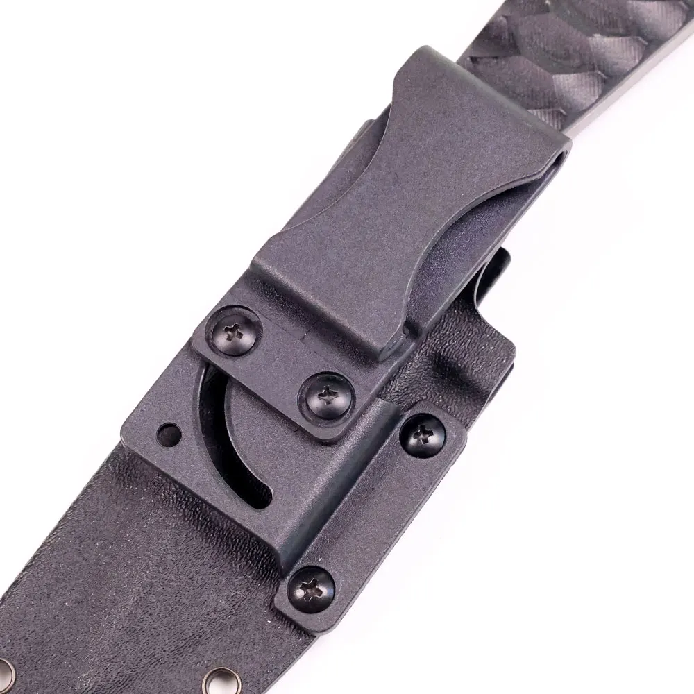 90 Degree Rotated Loop Clamp With Hardware Black Plastic Belt Clip Swivel For Kydex Holster Scabbard Tool Parts