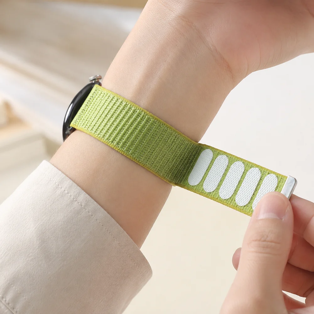 Nylon Sports Bracelet Watchband Replacement - Adjustable Strap, Universal Size