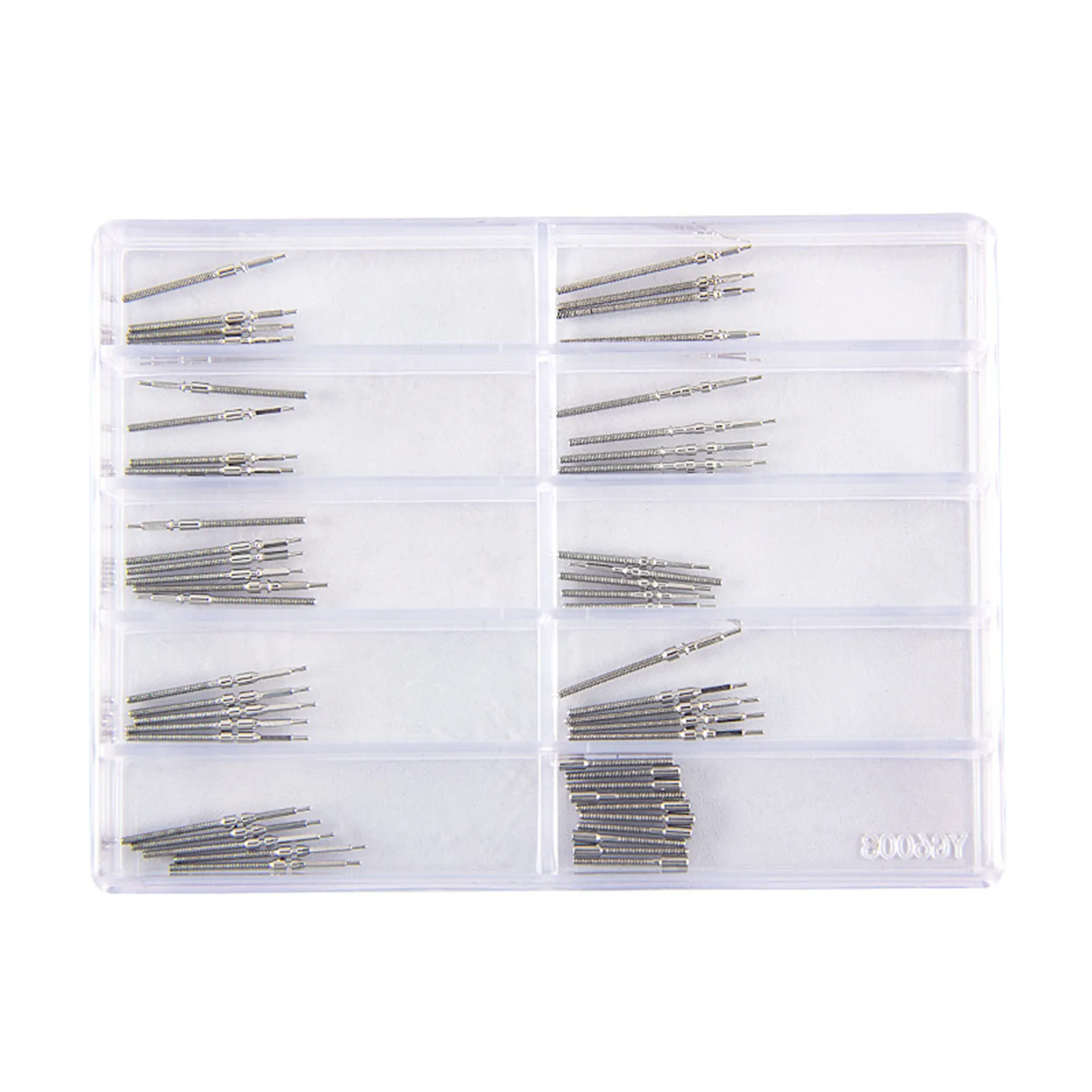 1Box 9 Size Mixed Watch Movement Winding Stem For ETA 2824 2836 2846 8200 7120 Watch Movement Handle Bar Accessories Repair Part