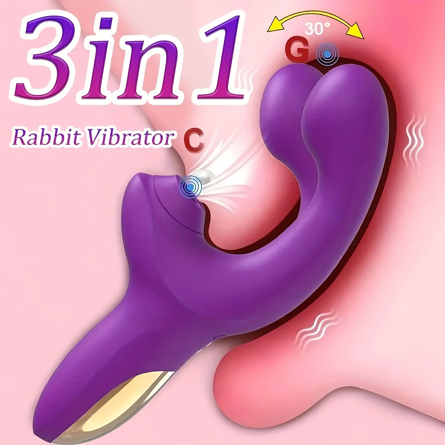 Powerful 20 Speeds Dildo Vibrator Sex Toy for Women Female Clit Sucker Vacuum Clitoris Stimulator Finger Wiggling Adults Goods