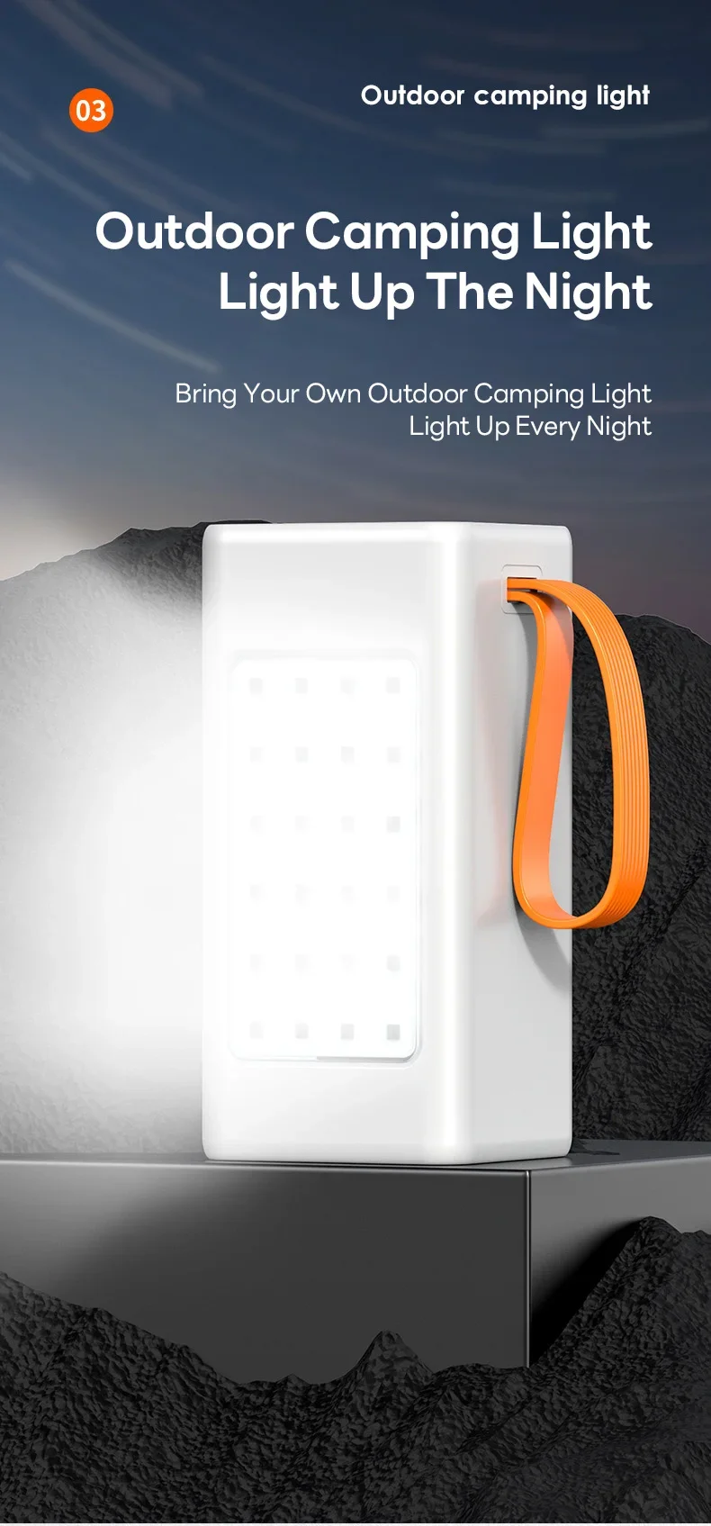 120W Power Bank Super Fast Charging 200000Mah Large Capacity W/ LED Mobile Power Supply for IPhone Huawei External Battery Pack 14 Sd82de75b55694d18b71694102a0d024aP