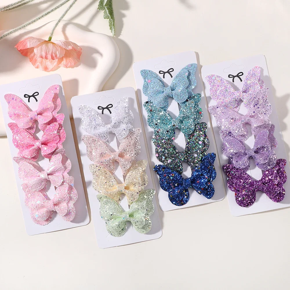 Glitter Butterfly Hair Clip 7