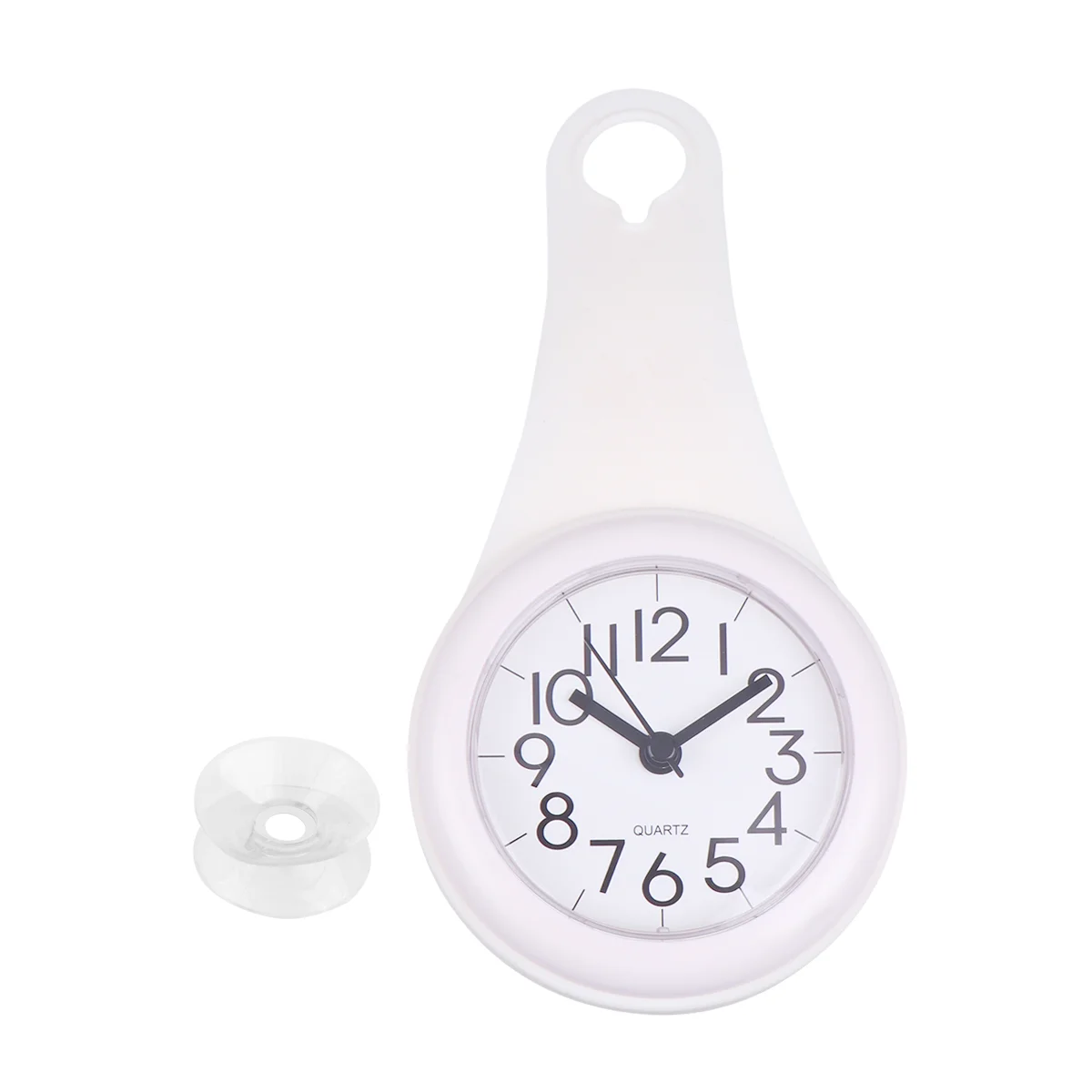 

Digital Clocks Bathroom Clocks Wall- Shower Clock Hanging with Suction Cup Silent Movement Hanging Clock for Bathroom Kitchen (