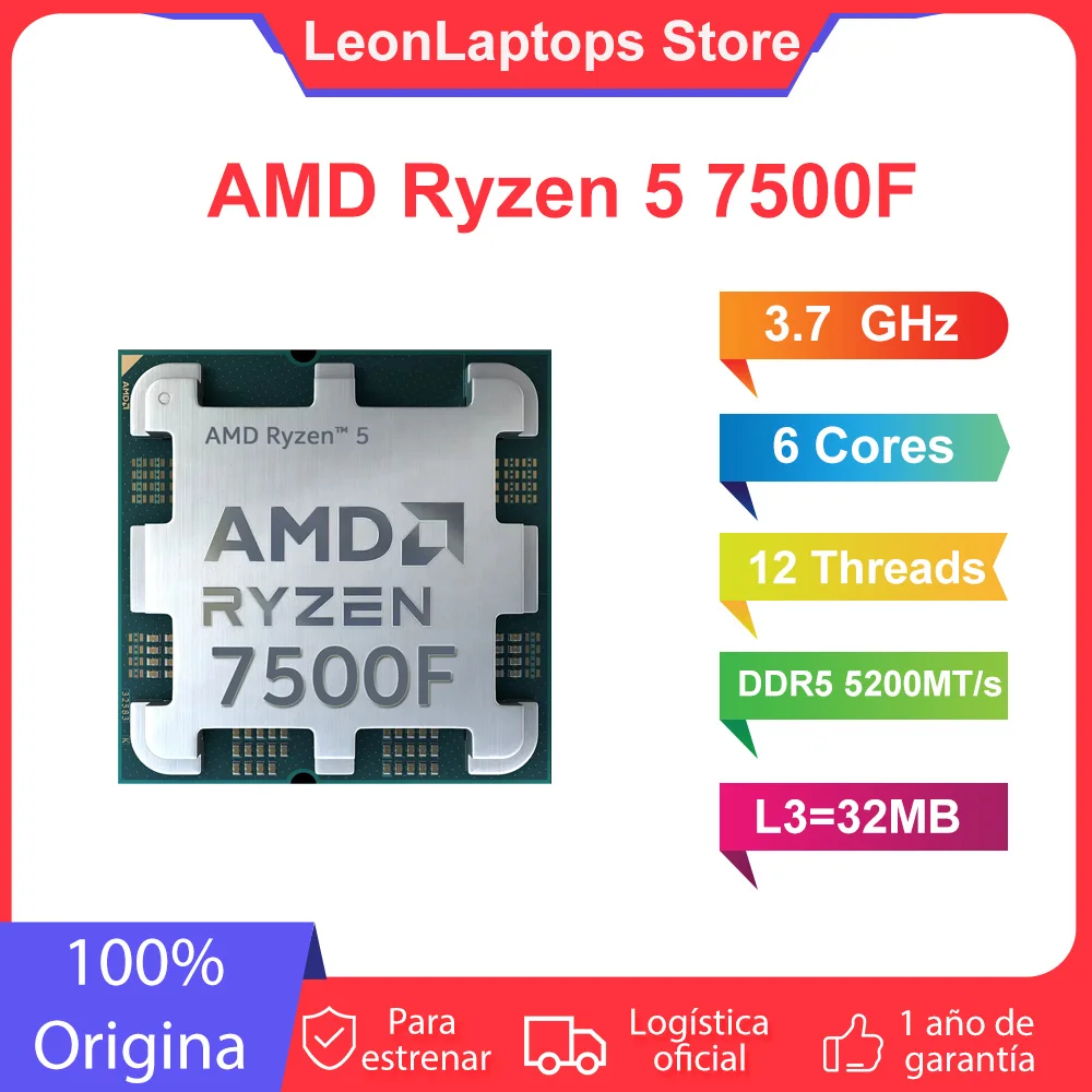 Procesor AMD Ryzen 5 7500F TRAY z Polski za $129.03 / ~479zł Procesor AMD Ryzen 5 7500F TRAY z Polski za $129.03 / ~479zł