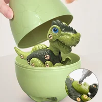 Funny Egg Take Apart Dinosaur Toys for Boys Building Toy Set with Drill Construction Engineering Play Kit Christmas Gift for Kid 1