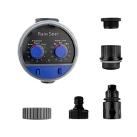 FUJIN Double-Dial Water Timer Home Garden Ball Valve Watering Controller Automatic Digital Watering Device 6