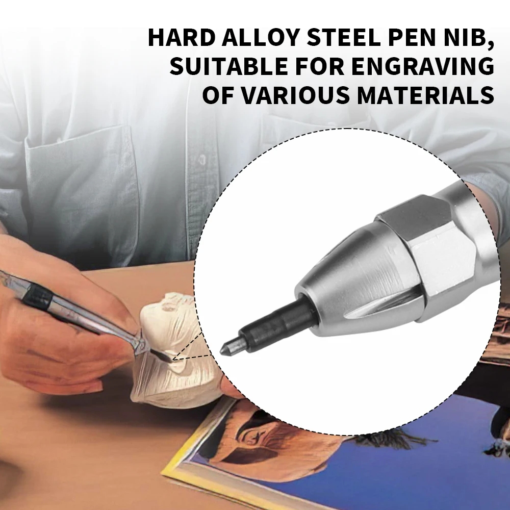 Pneumatic Scribe Engraving Pen Air Scribe for Fossils Industrial Metal  Engraver Air Engraving Stylus/Pen for Carving Marking on Stone Glass Wood  with