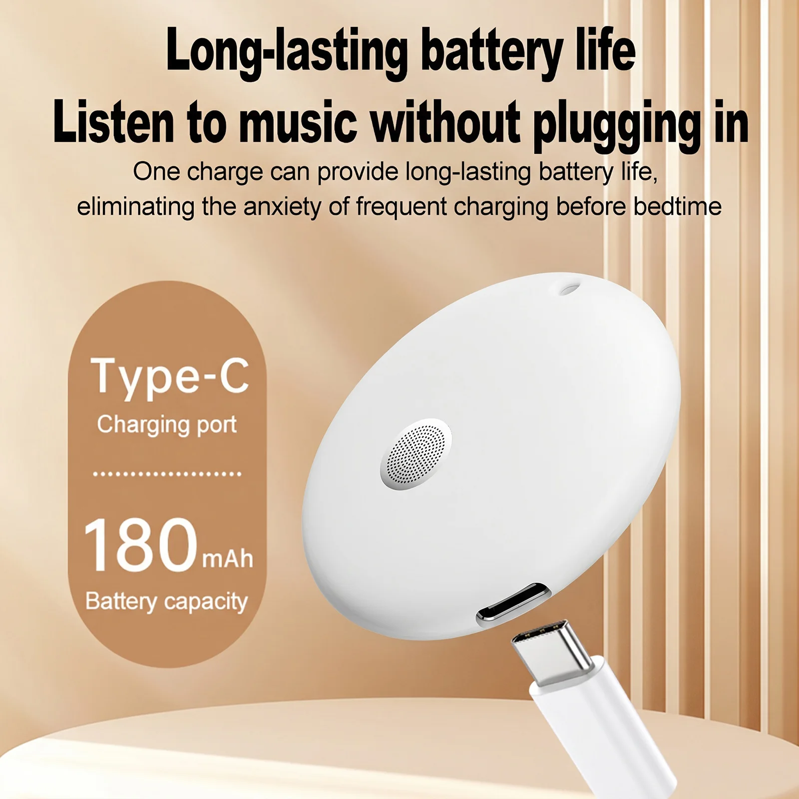 Wireless Bluetooth Mini Bone Conduction Sleep Speaker