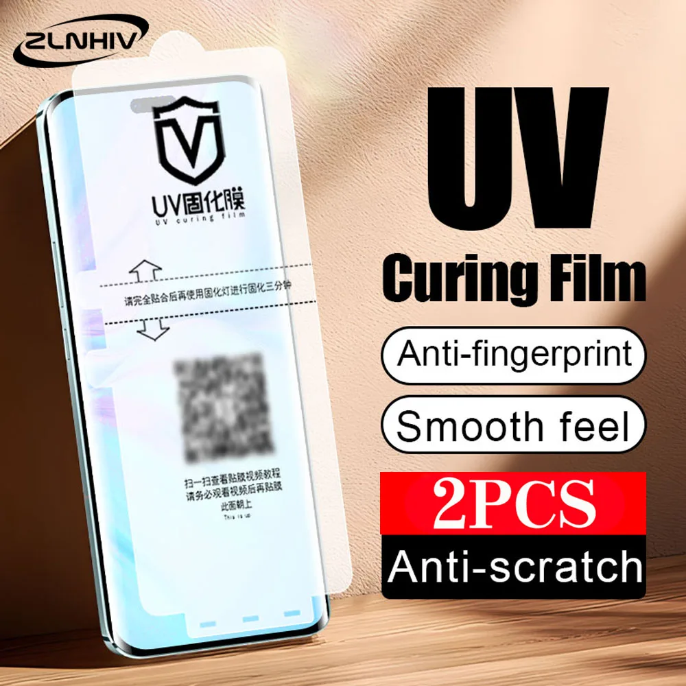 2 Pz Soft Full Cover Per Honor 100 90 80 Se 70 Pro Plus 60 X50 Magic 6 Pro 5 4 3 Non Vetro Uv Light Curing Film Screen Protector