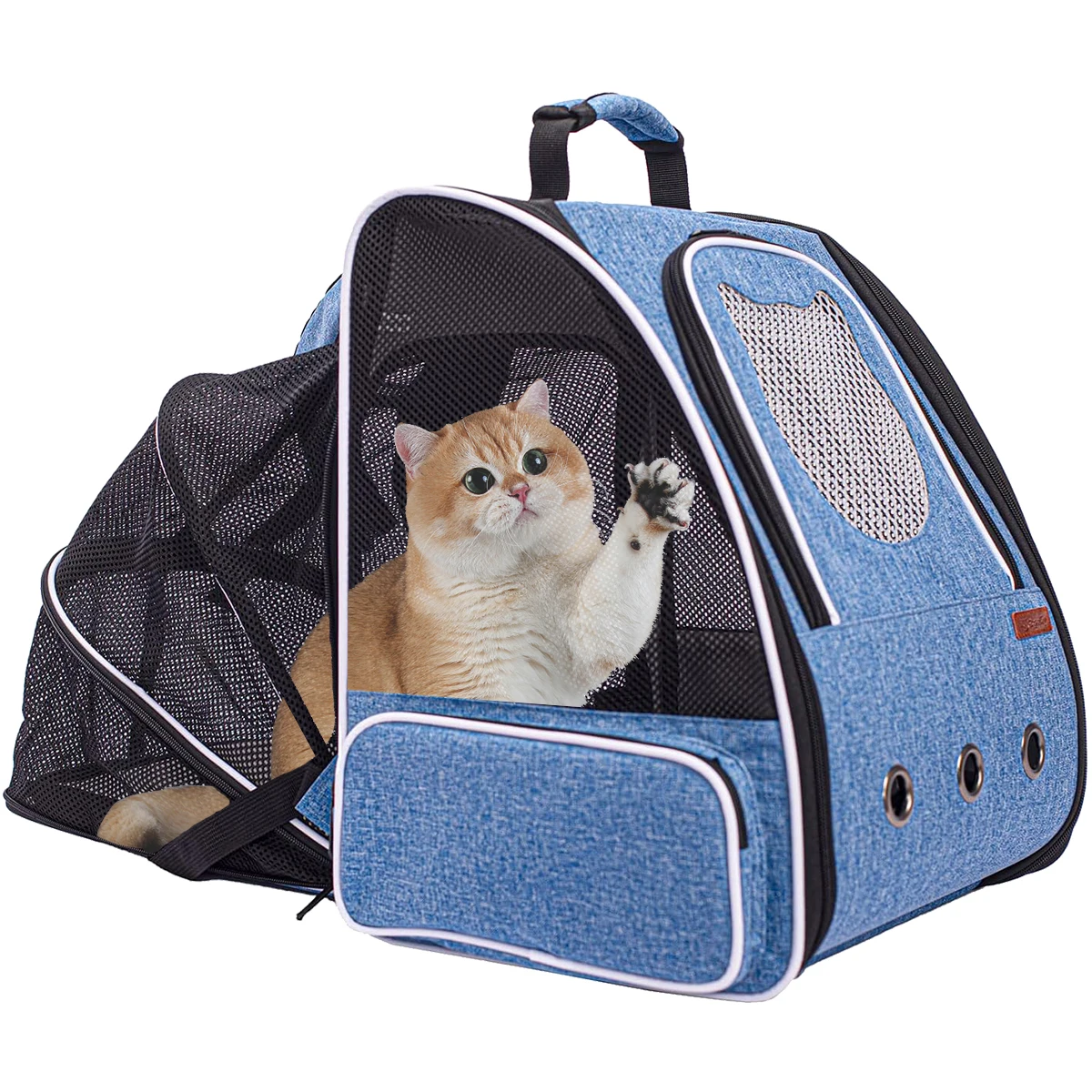 Expandable Large Cat Backpack Carrier Ventilation Pet Carrier Backpack