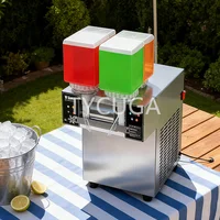 Machine à glace pilée commerciale en acier inoxydable, quatre barils, 1200W, 110V 1