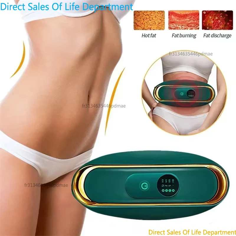 Abdominal Massage Belt Fat Remover Electric Slimming Machine Anti Cellulite Belly Fat Burner Massager for Women Body Massage - immagine 3