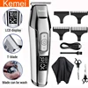 Kemei T blade Hair cutting machine, close to 0 mm haircut, Barber Hair clipper professional, Electric shaver for men 1