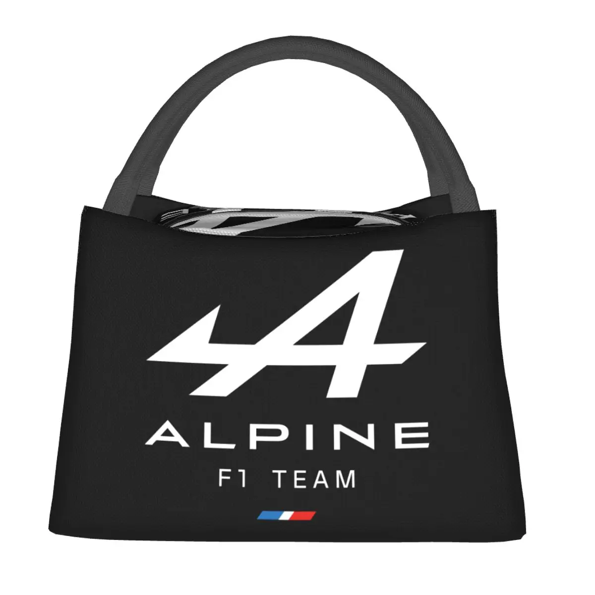 Alpine F1 Team Logo Men Lunch Bags Insulated Cooler Portable Picnic Travel Canvas Tote Food Bag