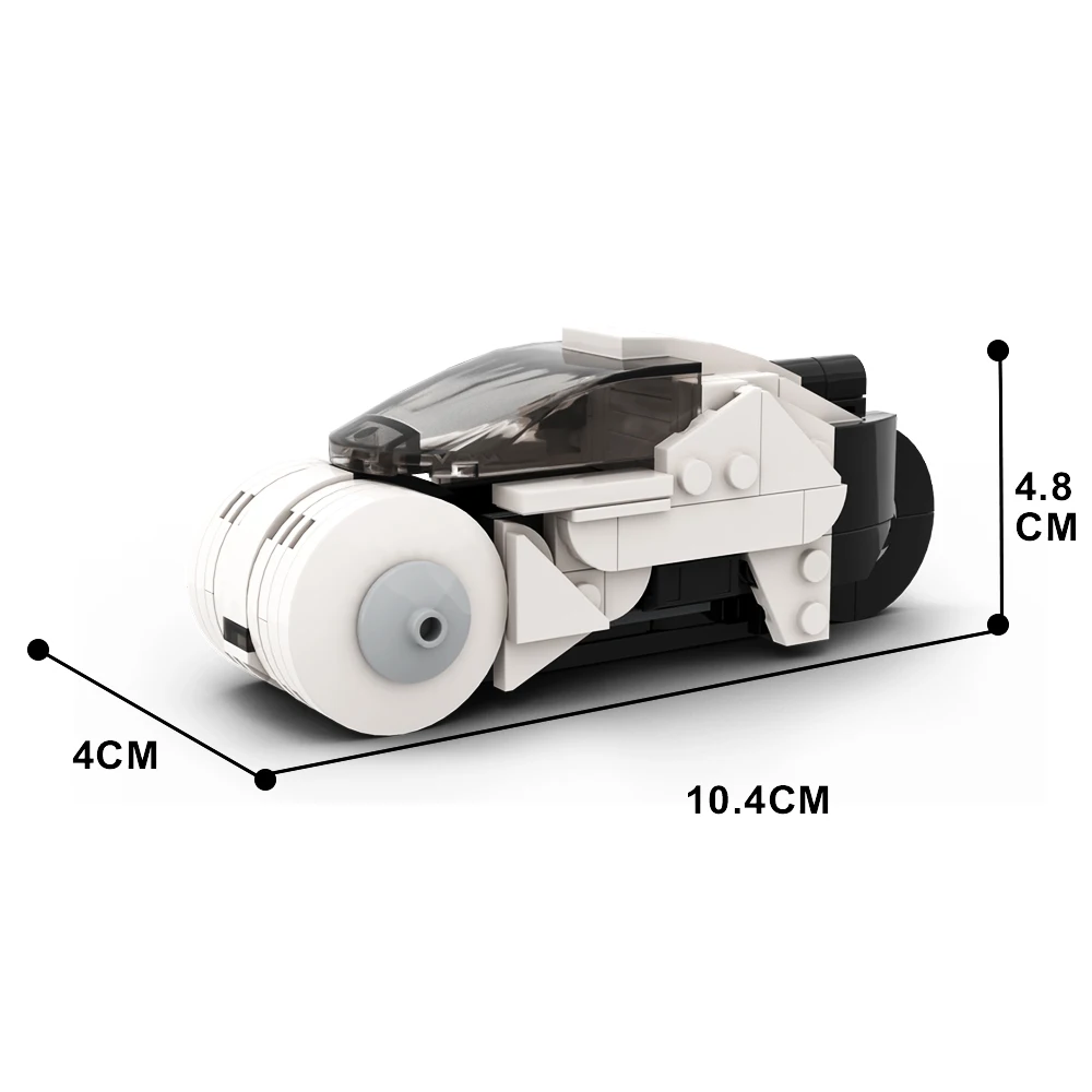 Gobricks-MOC 트론: 레거시 케빈 플린의 라이트 사이클 모델, 레이싱 모터 빌딩 블록, 교육 키트, 어린이 장난감 선물 -  AliExpress
