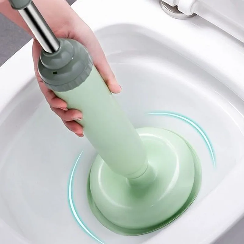 

Toilet Plunger High Pressure Pump Anti Clogging Drain Cleaners Pipe Dredge Device for Bathroom Kitchen Sink Drain Clean Supplies