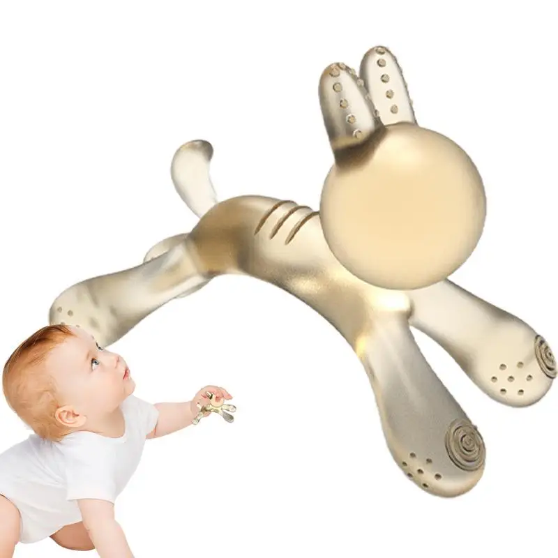 

Детские игрушки-прорезыватели для зубов в форме кролика для детей 3-18 месяцев