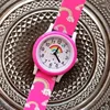 New Rainbow Cloud Printed Silica Gel Belt Children's Watch Girls Cute Cartoon Quartz Watch Children's Watch Boys Girls Watch 2