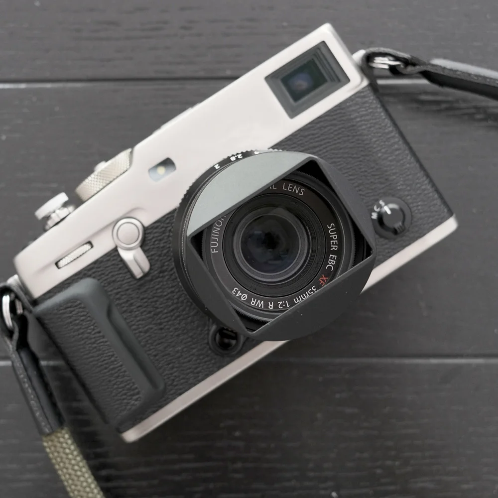 Metal Square Lens Hood fit for Fujifilm XF 35mm F2.0 R WR, XF 23mm