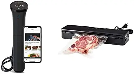 

Sous Vide Precision Cooker Nano (750 Watts) & Vacuum Sealer Accessory | Bundle | Anova App Included Juicer machine heavy motor p