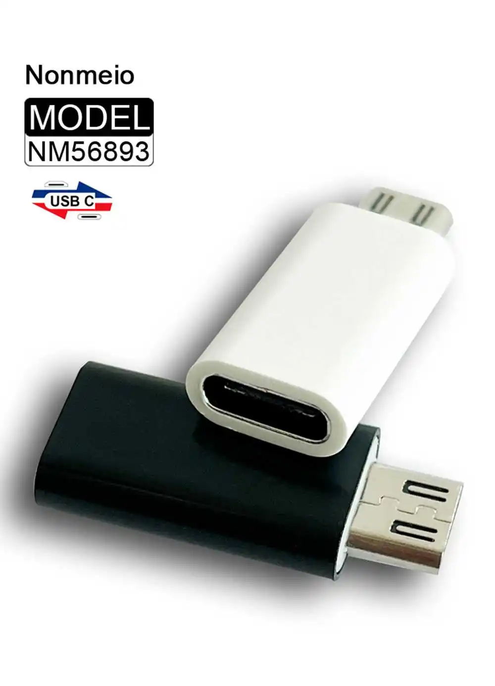 Nonmeio Micro USB OTG Adapter Micro USB To USB Type C For Xiaomi Huawei Samsung USB C Adapter Micro USB OTG NM56893 phone to hdmi converter