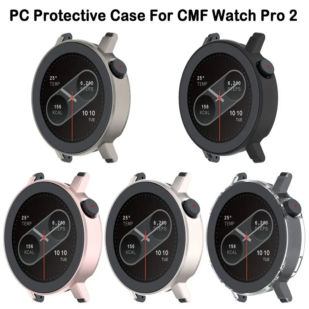 Durable PC Hollow Case with Screen Protector for Smartwatch – Protective Shell Cover