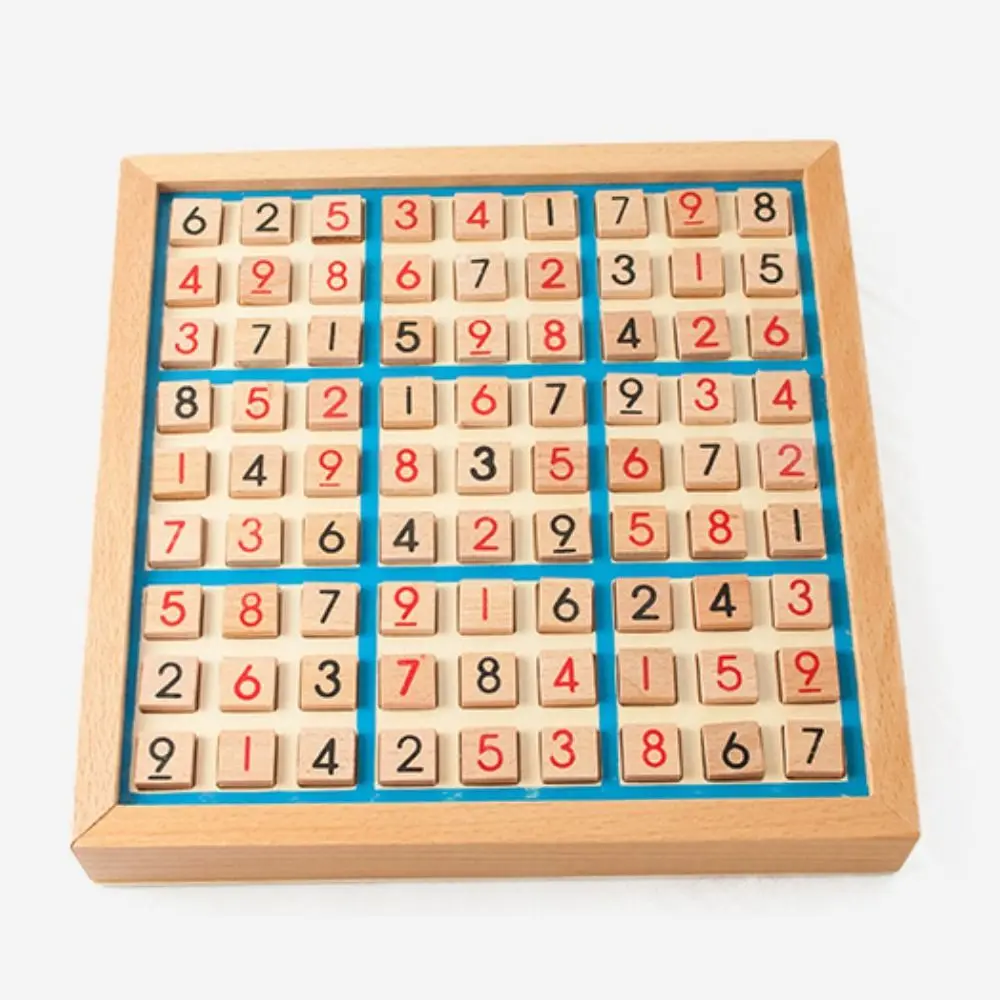 

Sudoku Crosswords Montessori Wooden Educational Digits Inference logic Games Latin Square Math Puzzles Number Place Games Toys