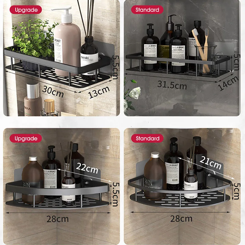 HOShelves-Étagère d'angle murale sans perçage, rangement de douche, support  T1 pour WC, shampooing, EvaluHOAccessrespiration, Chine - AliExpress