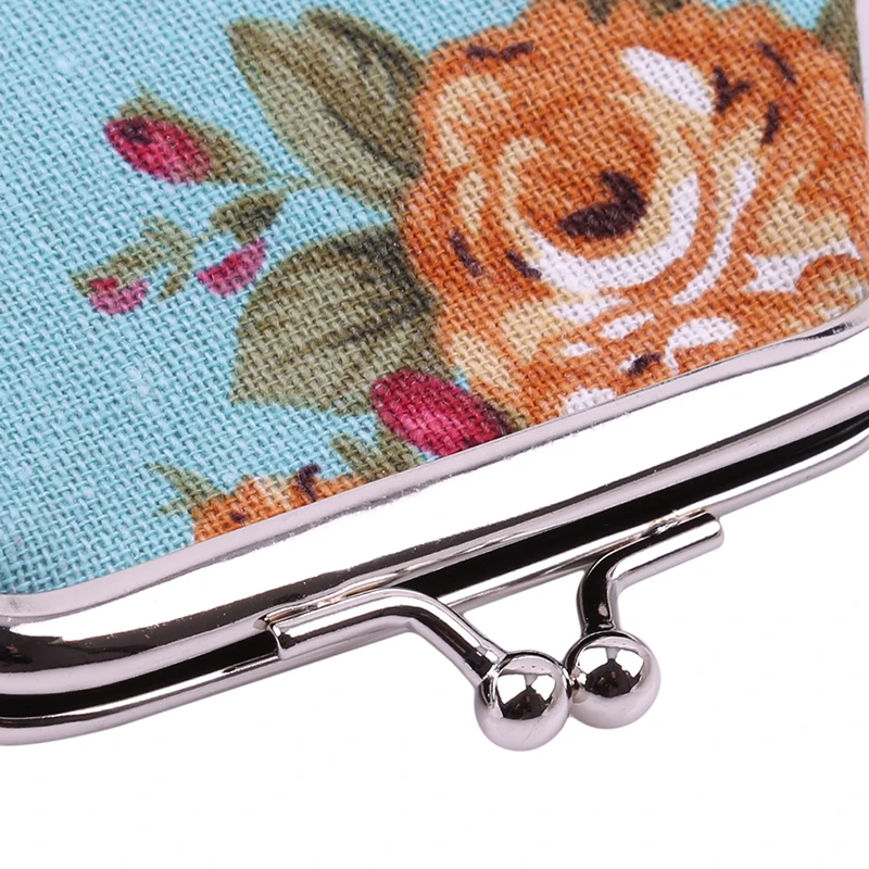 Naivety Hasp Coin Purse Lady Vintage Flower Clutch Bag 2024 New Women Retro Small Fresh Wallet High Quality Good Gift Floral Bag 5