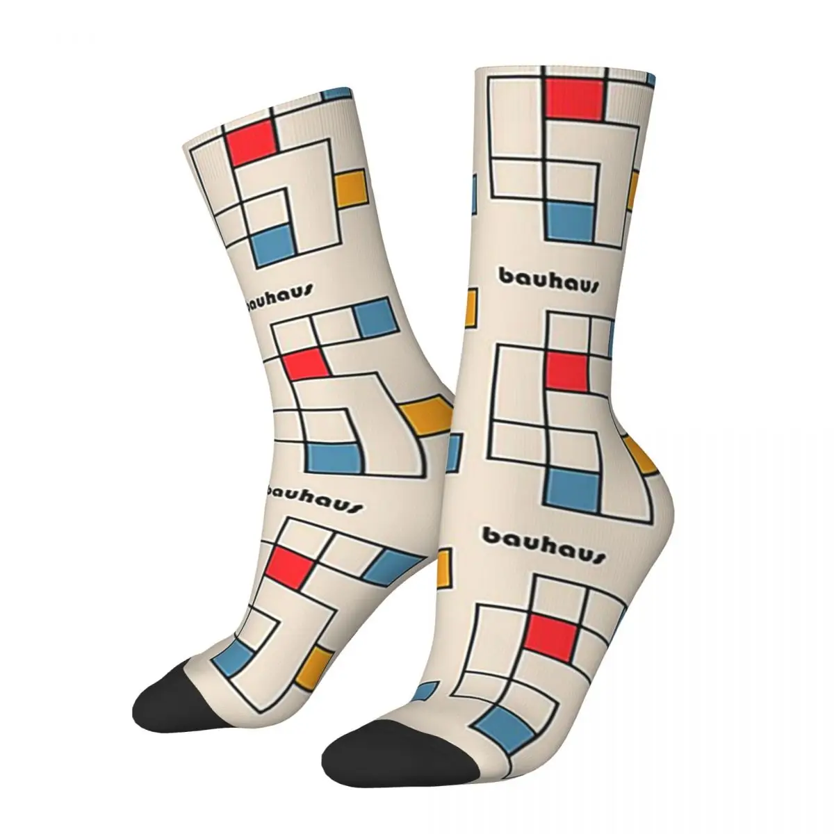 

Носки Bauhaus #9, Супермягкие чулки в стиле Харадзюку, всесезонные длинные носки, аксессуары для подарка на день рождения унисекс