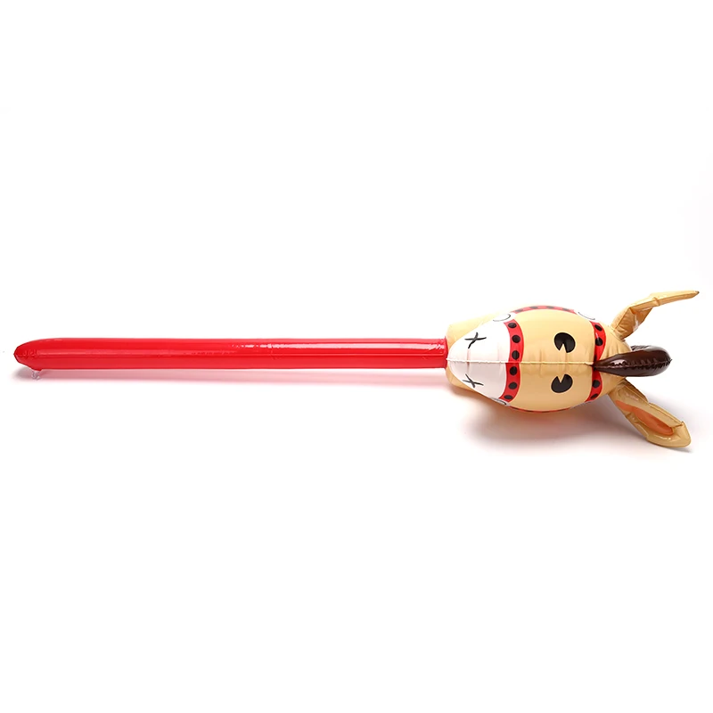 Inflatable Horse Heads Cowgirl Stick Outdoor Educational Children Kid Gifts Toys 4