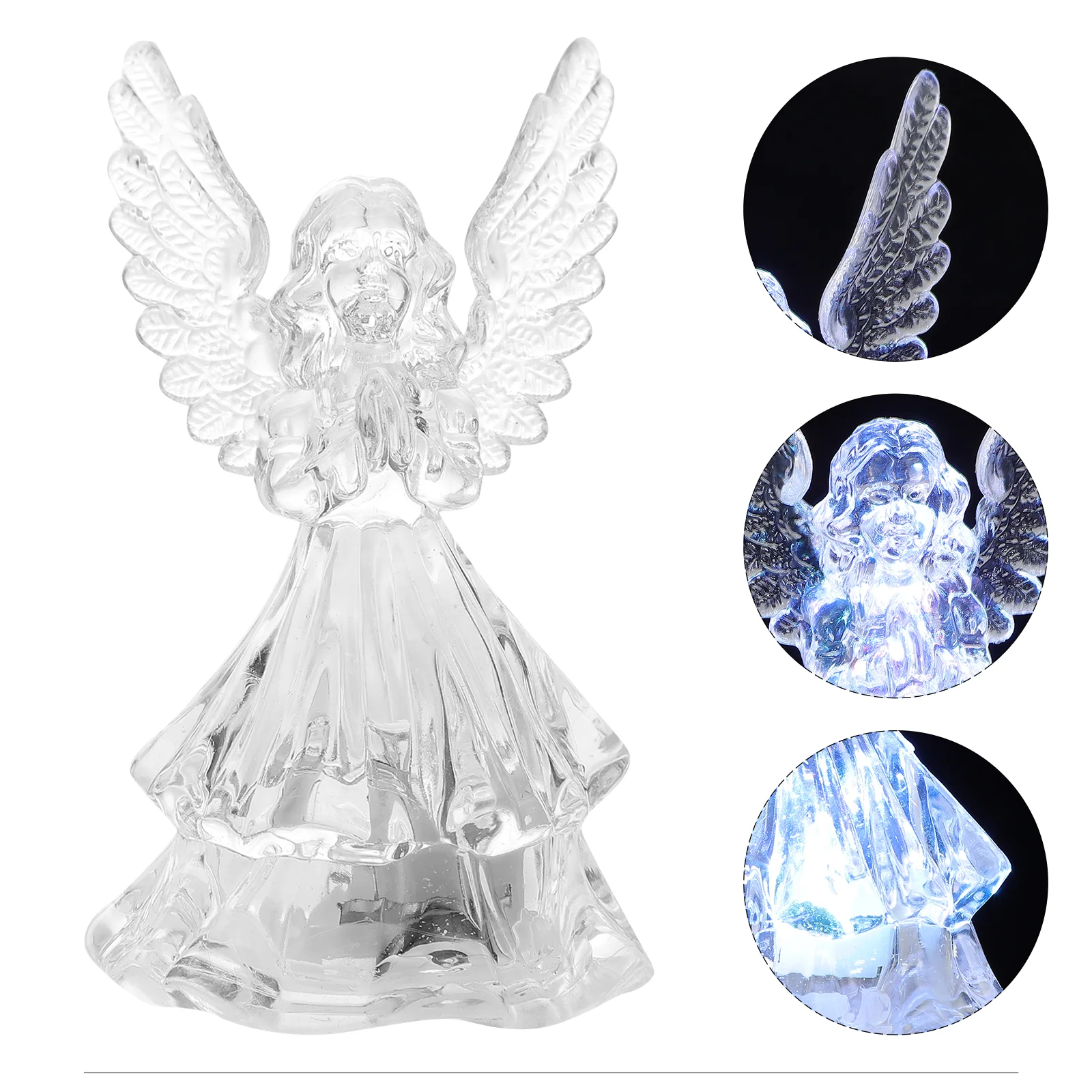 

Lovely Cartoon LED Lamps Beautiful Colorful Night Lights (Transparent)