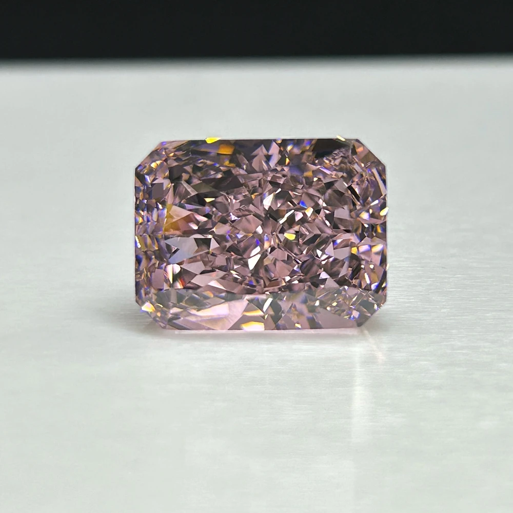 Meisidian 5x7mm~13x18mm GEMS New Products Hand Make CZ Diamond 8 Carat Octagon Iced Crushed Cut Cubic Zirconia Gemstone